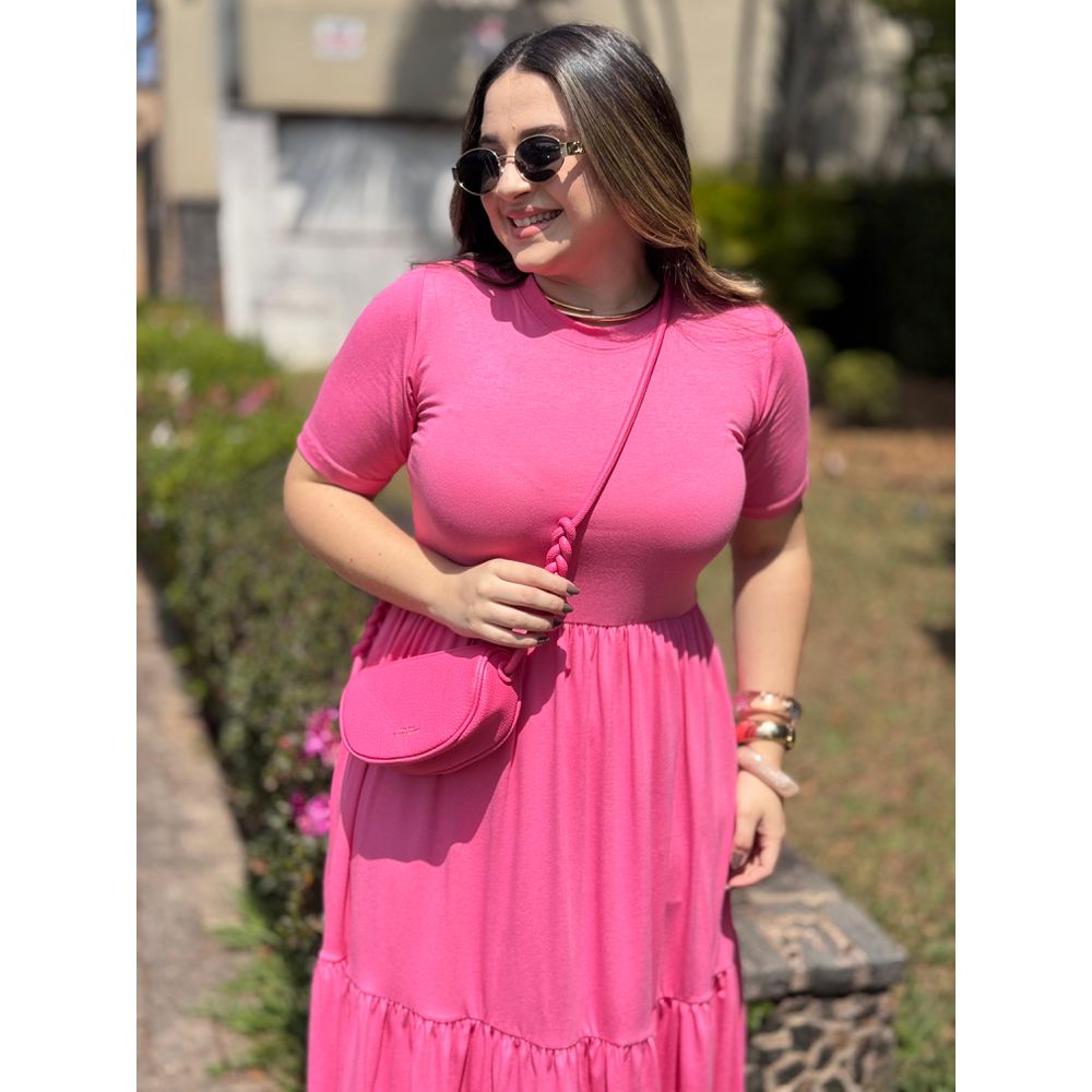Vestido Cecilia Rosa - Ihuly kaufmann
