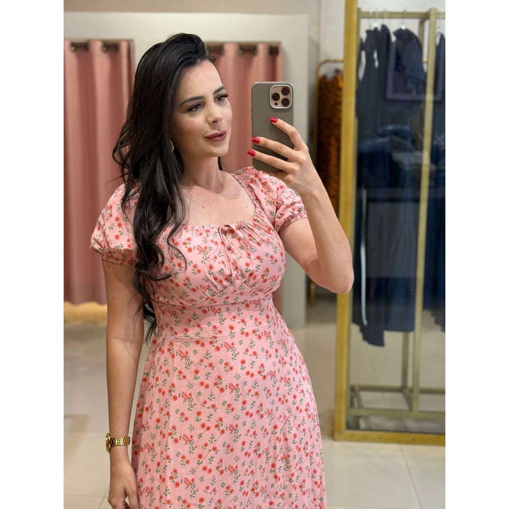 Vestido Débora Rose Liberty - Ihuly kaufmann