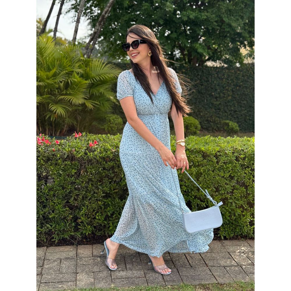 Chemise Eva Azul Liberty - Ihuly kaufmann