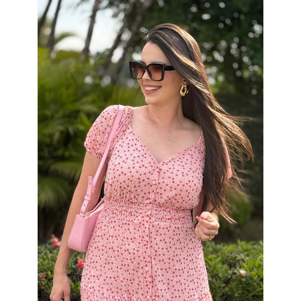 Chemise Eva Rosa Liberty - Ihuly kaufmann