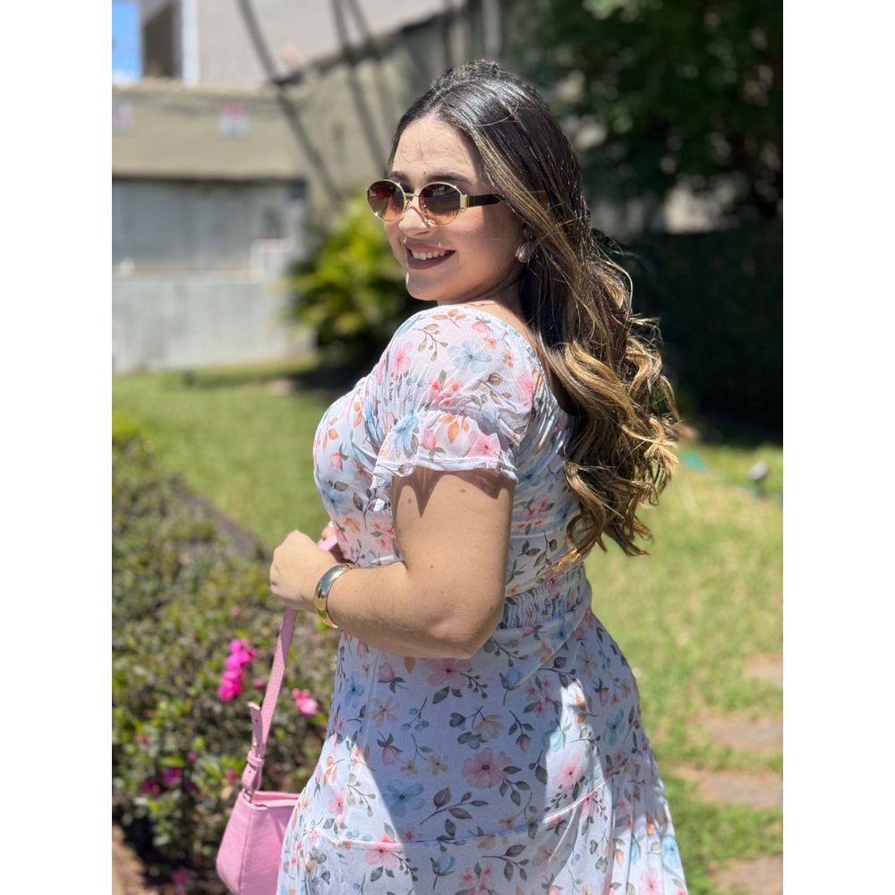 Vestido Luana Off Estampado - Ihuly kaufmann