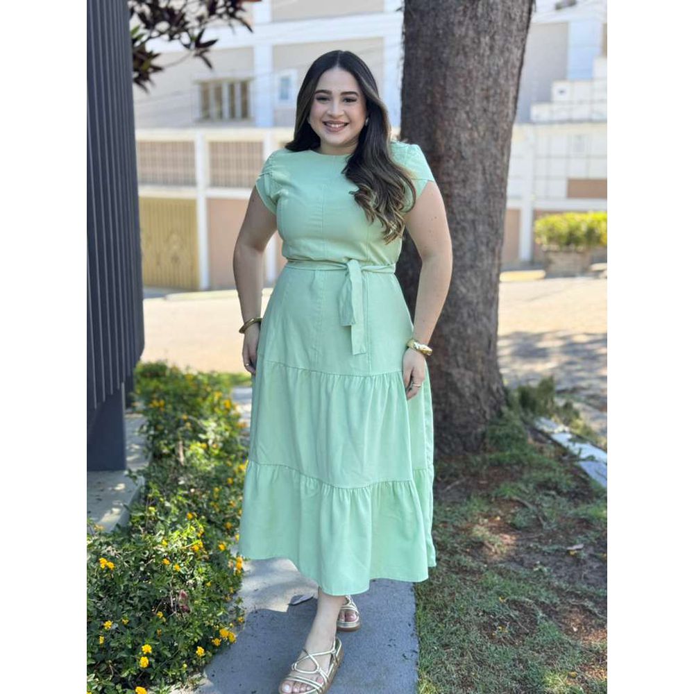Vestido Zara Verde Menta - Ihuly kaufmann