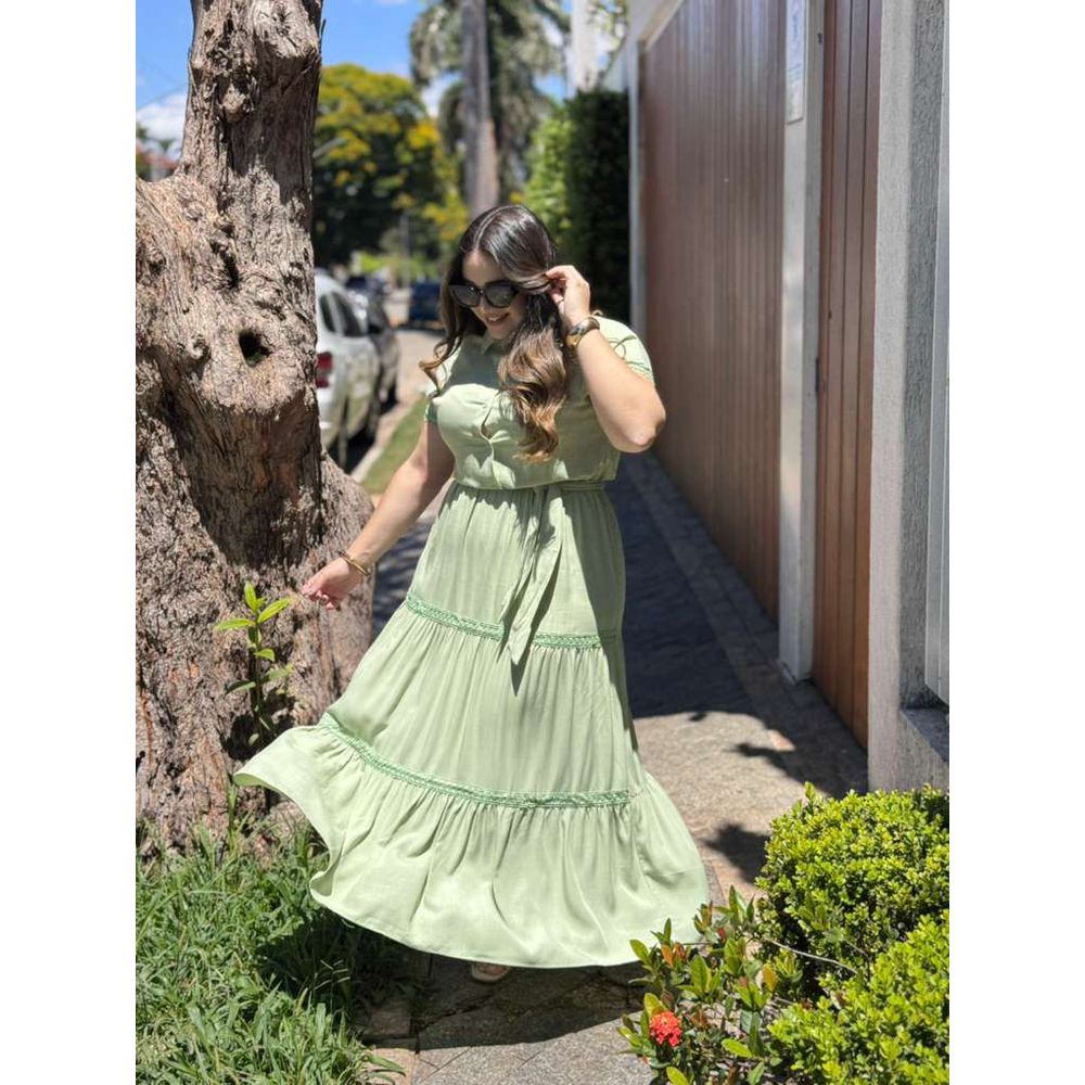 Vestido Maria Verde - Ihuly kaufmann