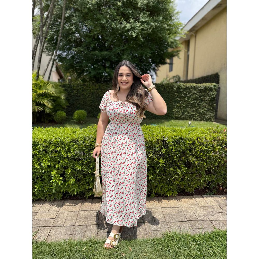 Vestido Debora Branco Liberty - Ihuly kaufmann