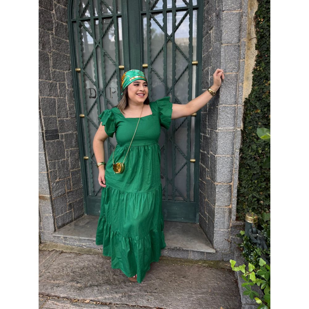 Vestido Carol Verde - Ihuly kaufmann