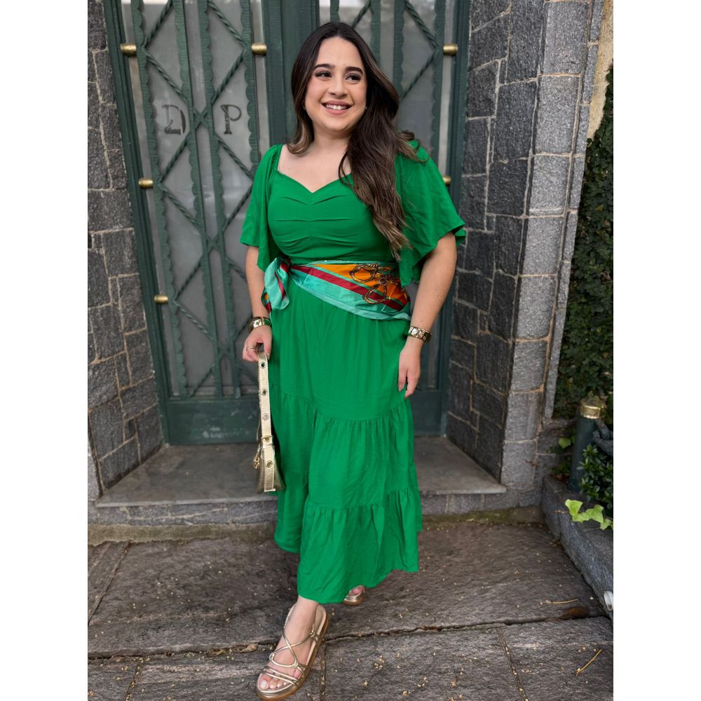 Vestido Nadia Verde - Ihuly kaufmann