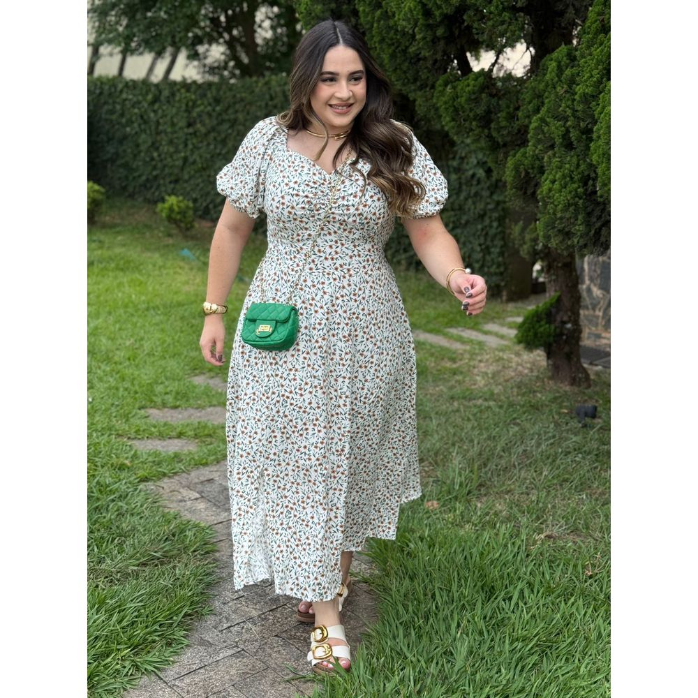 Vestido Nataly Off Liberty Plus - Ihuly kaufmann