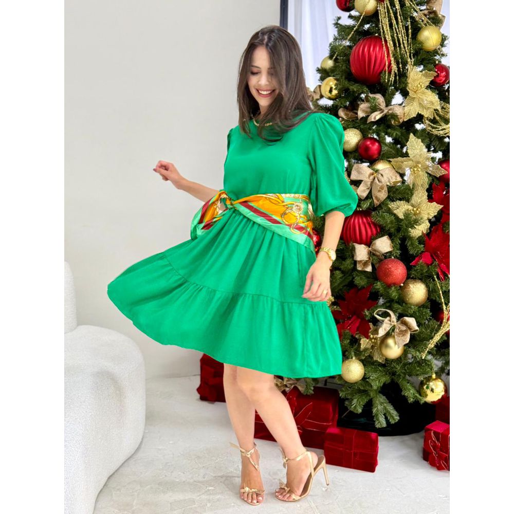 Vestido Bia Verde - Ihuly kaufmann