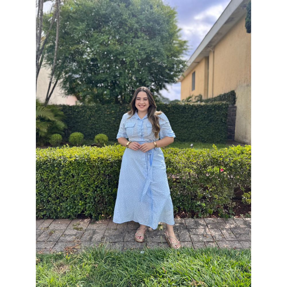 Chemise Denise Azul Liberty - Ihuly kaufmann