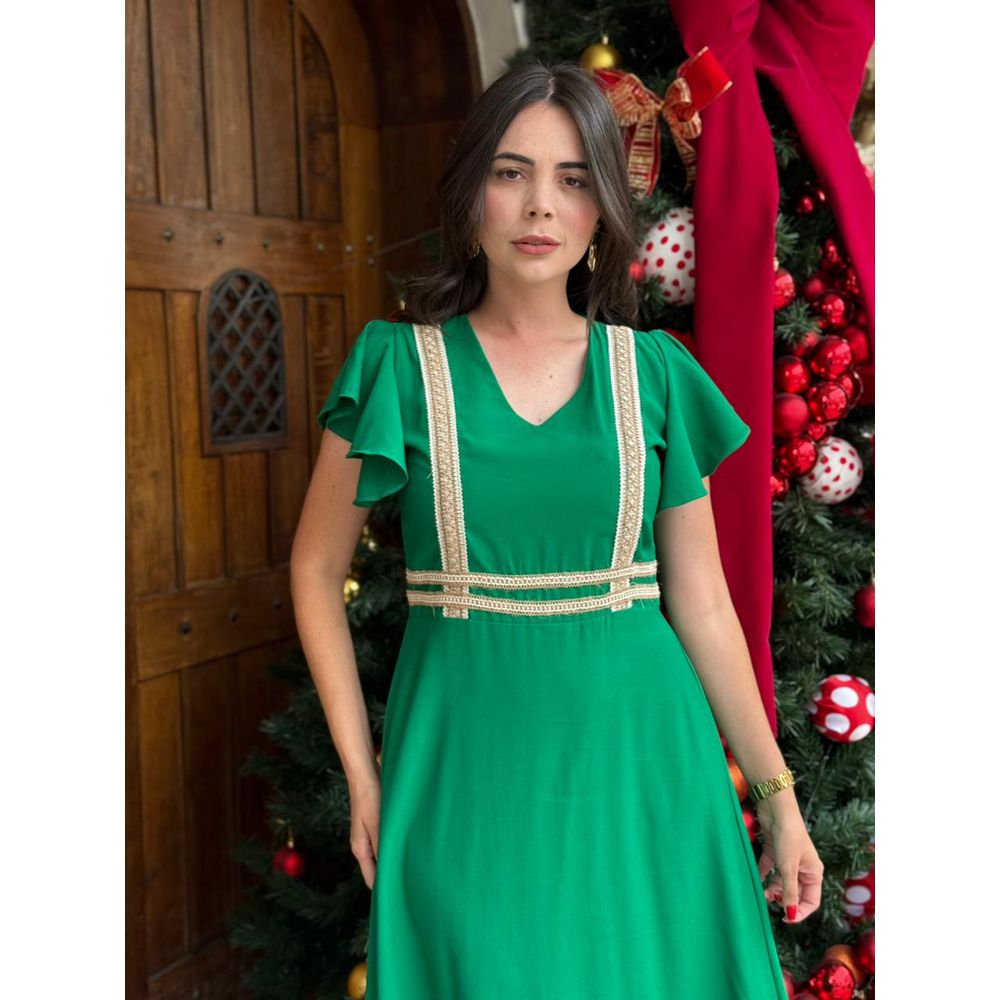 Vestido Valeria Verde - Ihuly kaufmann