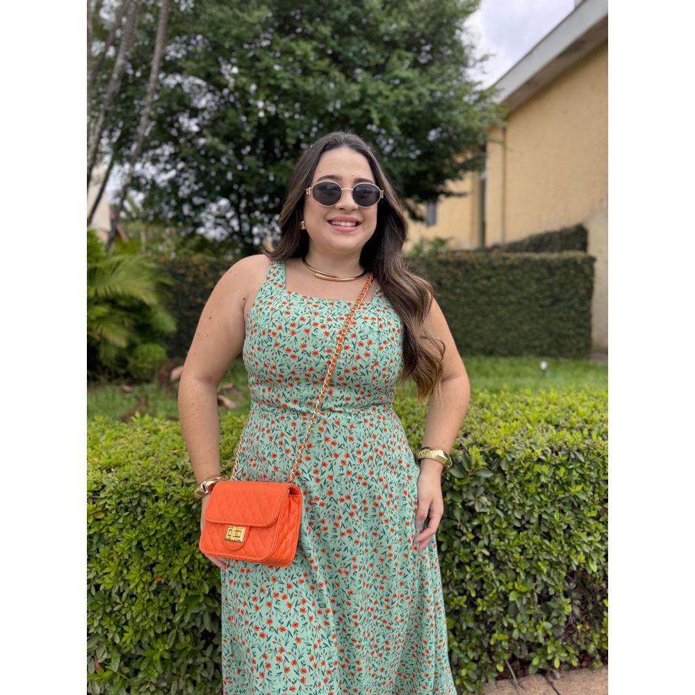 Vestido Nala Verde Liberty - Ihuly kaufmann