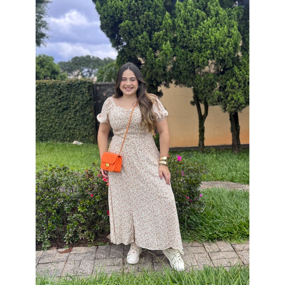 Vestido Nataly Off Liberty Plus - Ihuly kaufmann