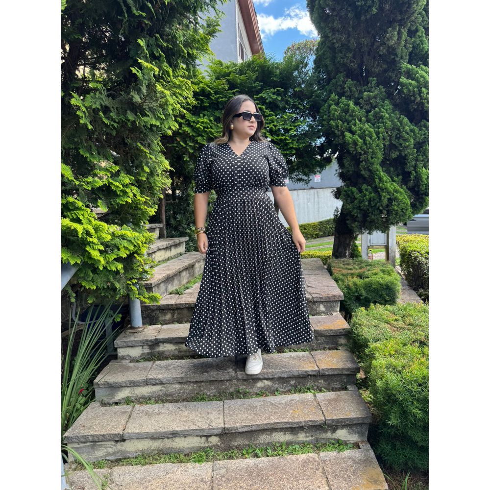 Vestido Mavi Preto Poa - Ihuly kaufmann