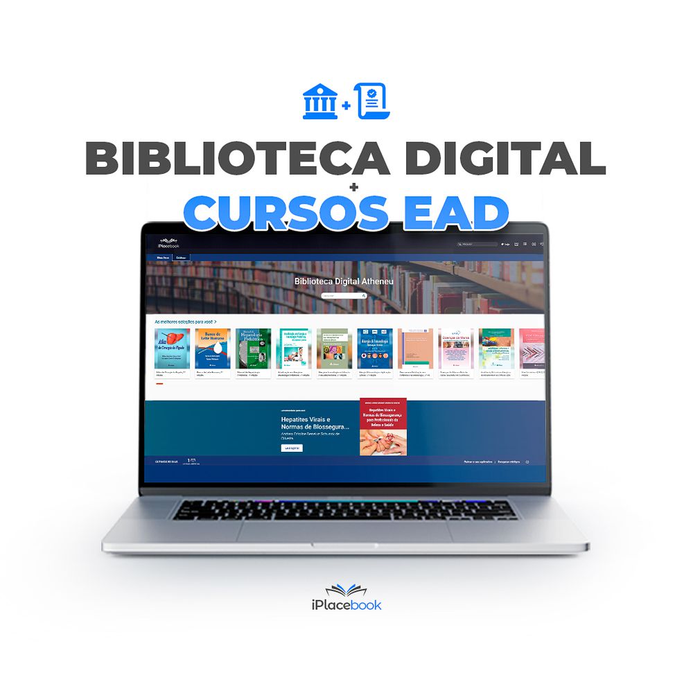 BIBLIOTECA DIGITAL + CURSOS EAD EM SAÚDE - iPlaceBook
