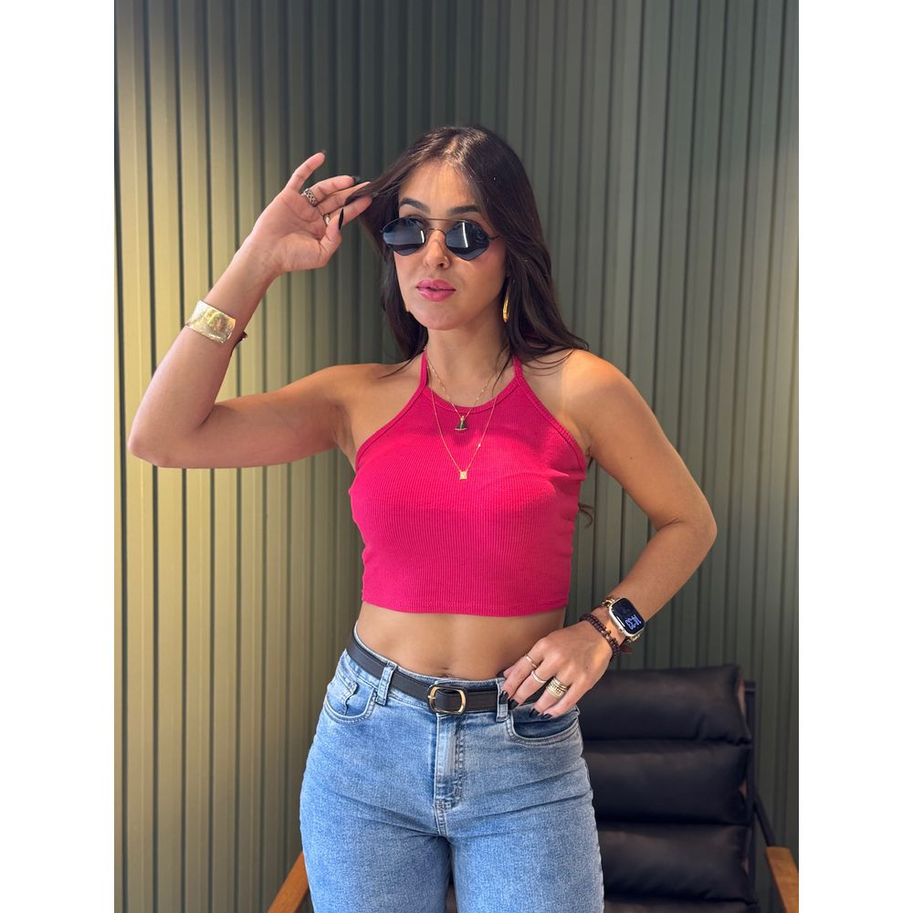 CROPPED VITÓRIA CANELADO PINK