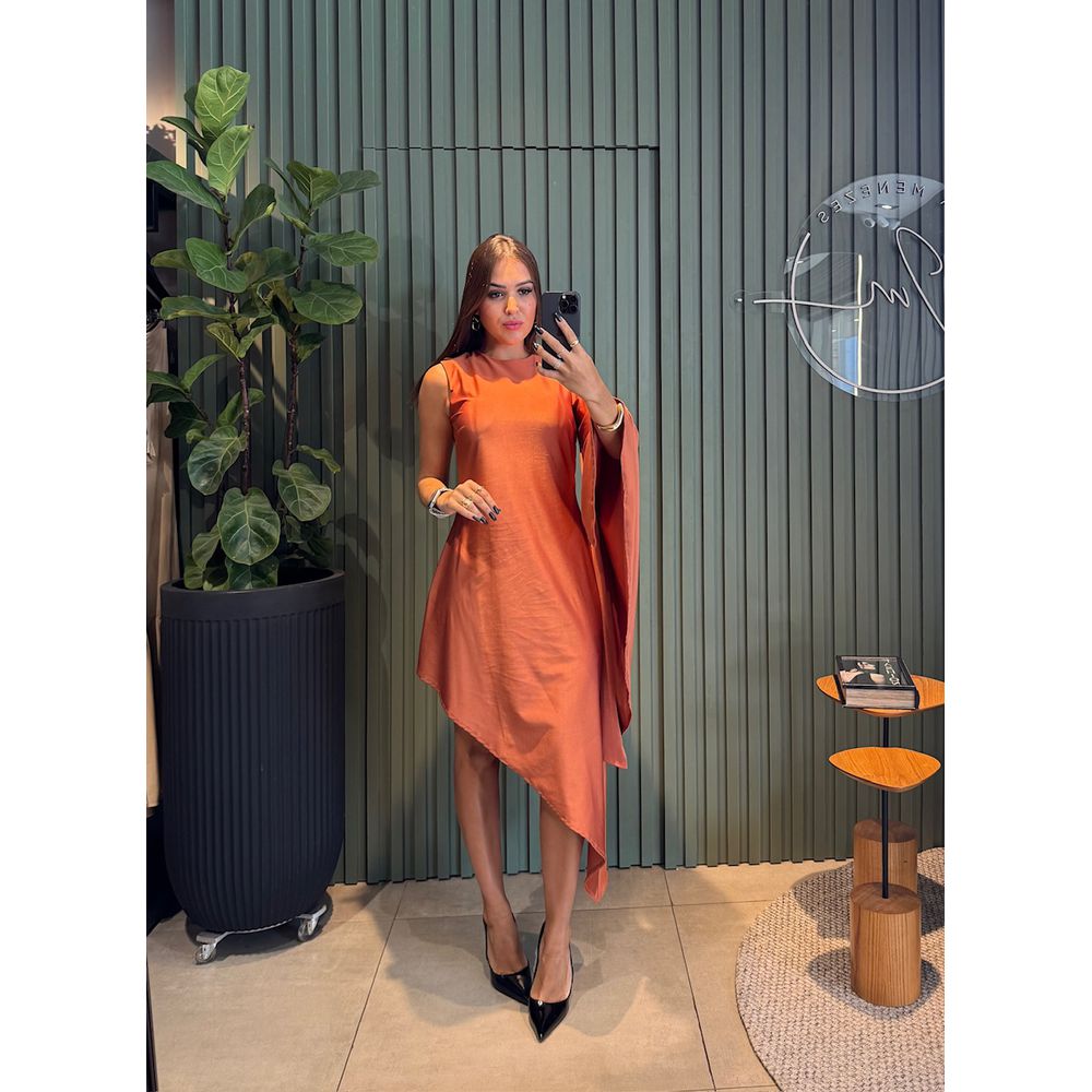 VESTIDO GISELE TERRA COTA