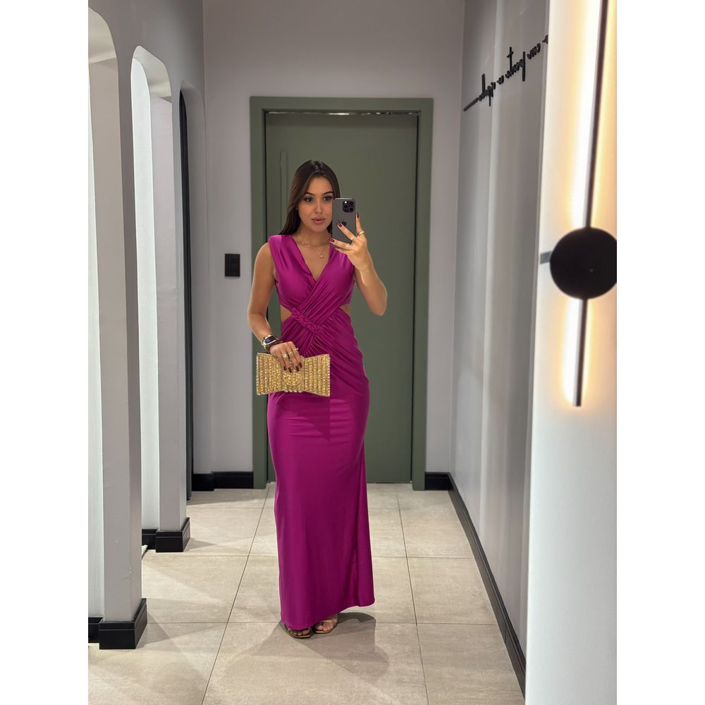 VESTIDO JASMINE FUCSIA