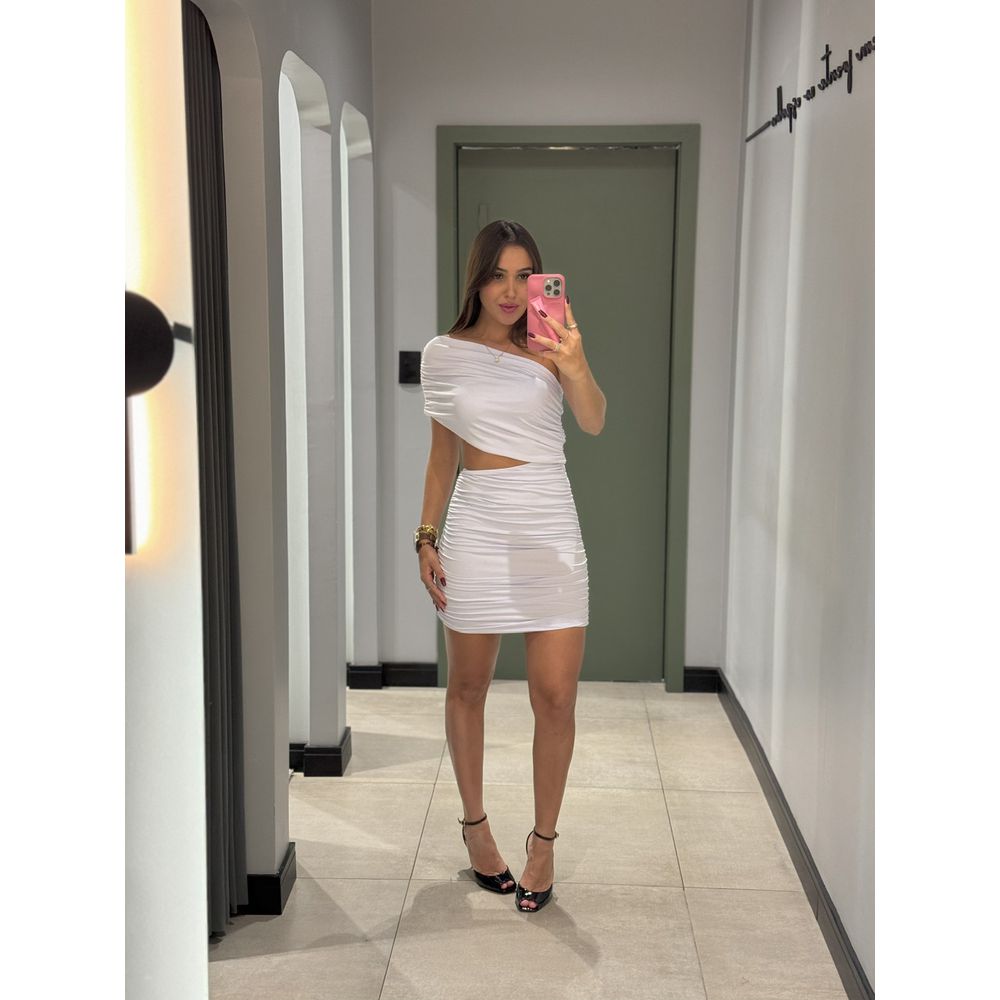 VESTIDO JULIANA NULA MANGA BRANCO