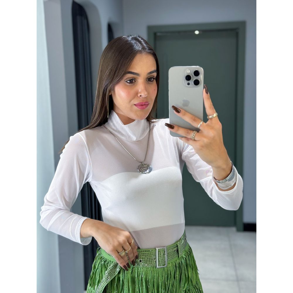 BODY TULE BRANCO