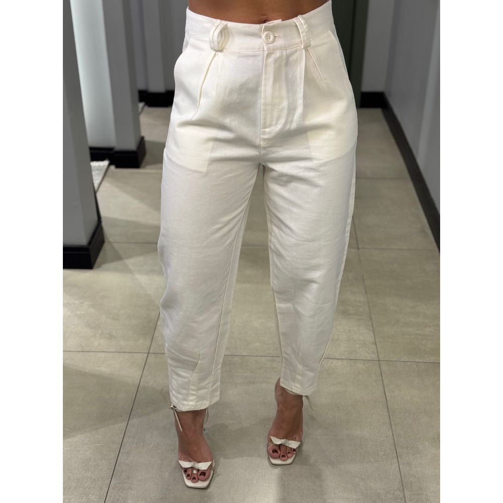 CALÇA SARJA JOGGER BRANCO