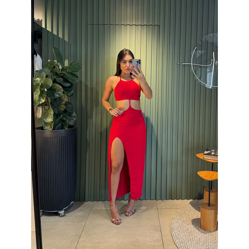VESTIDO NORA VERMELHO