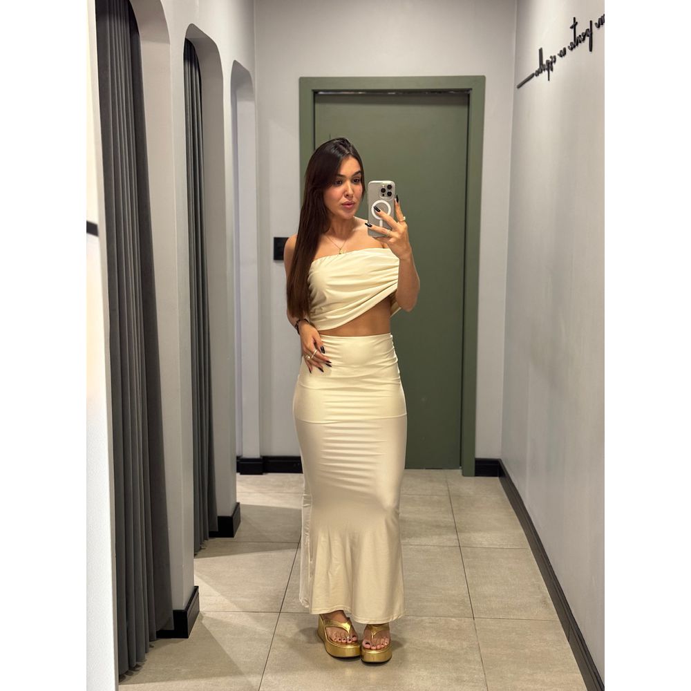 CONJUNTO KIANE CREME