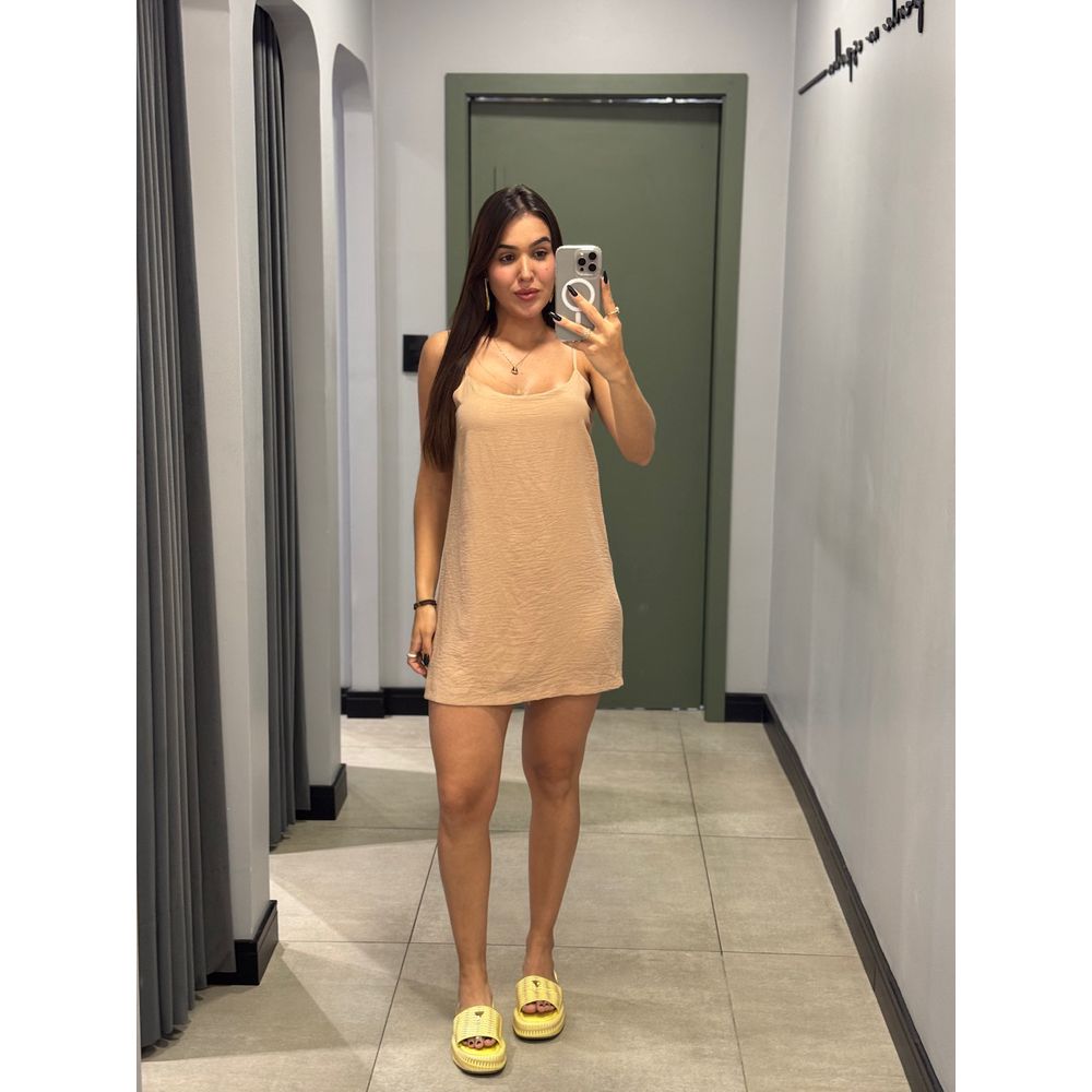 VESTIDO BASIC CREPE NUDE