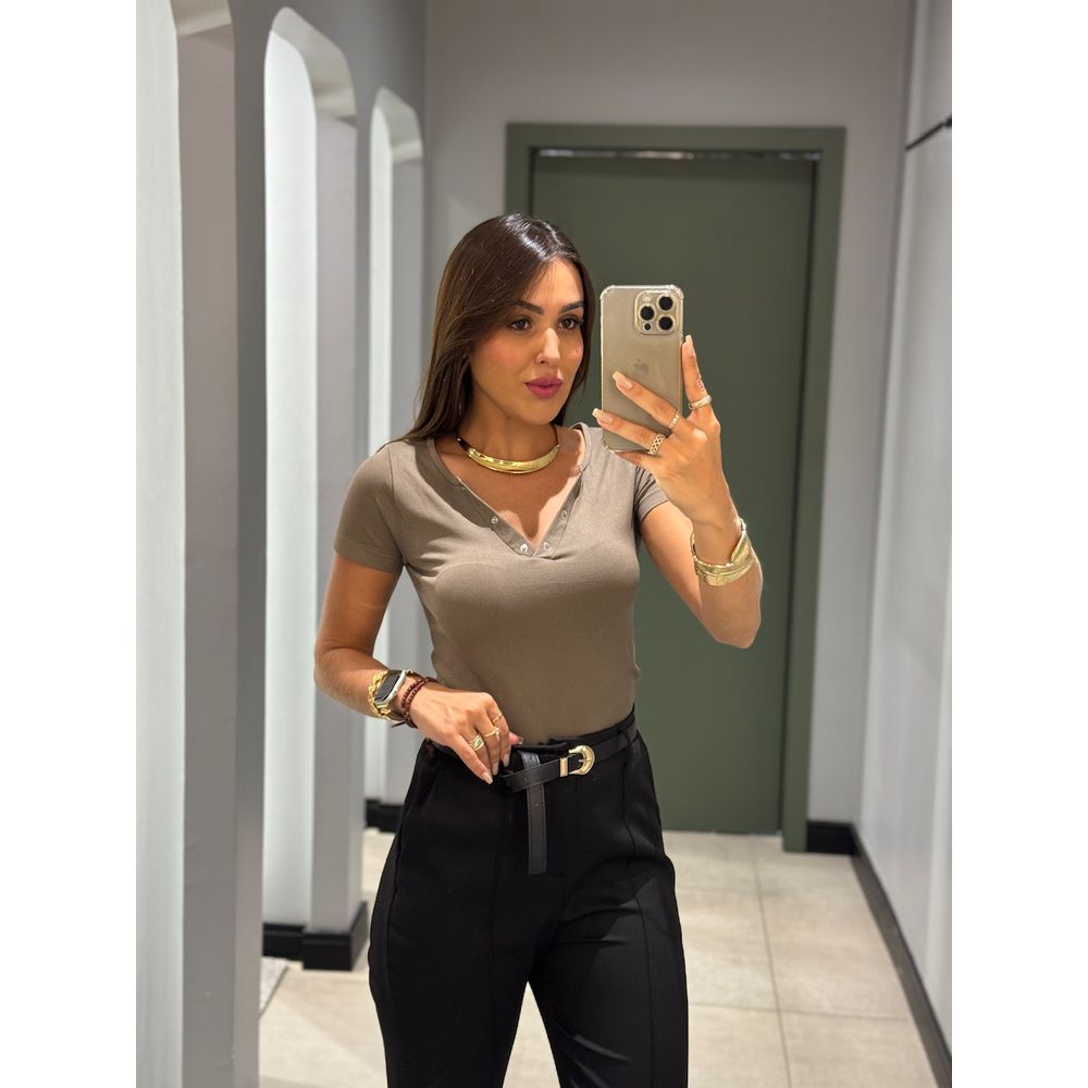 BABY LOOK LIA CAQUI