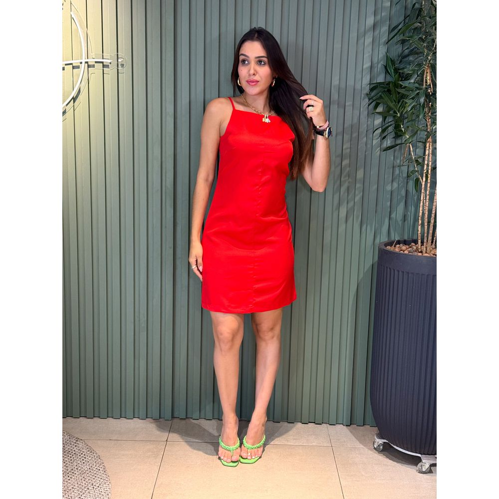 VESTIDO MARIAH ALFAIATARIA VERMELHO