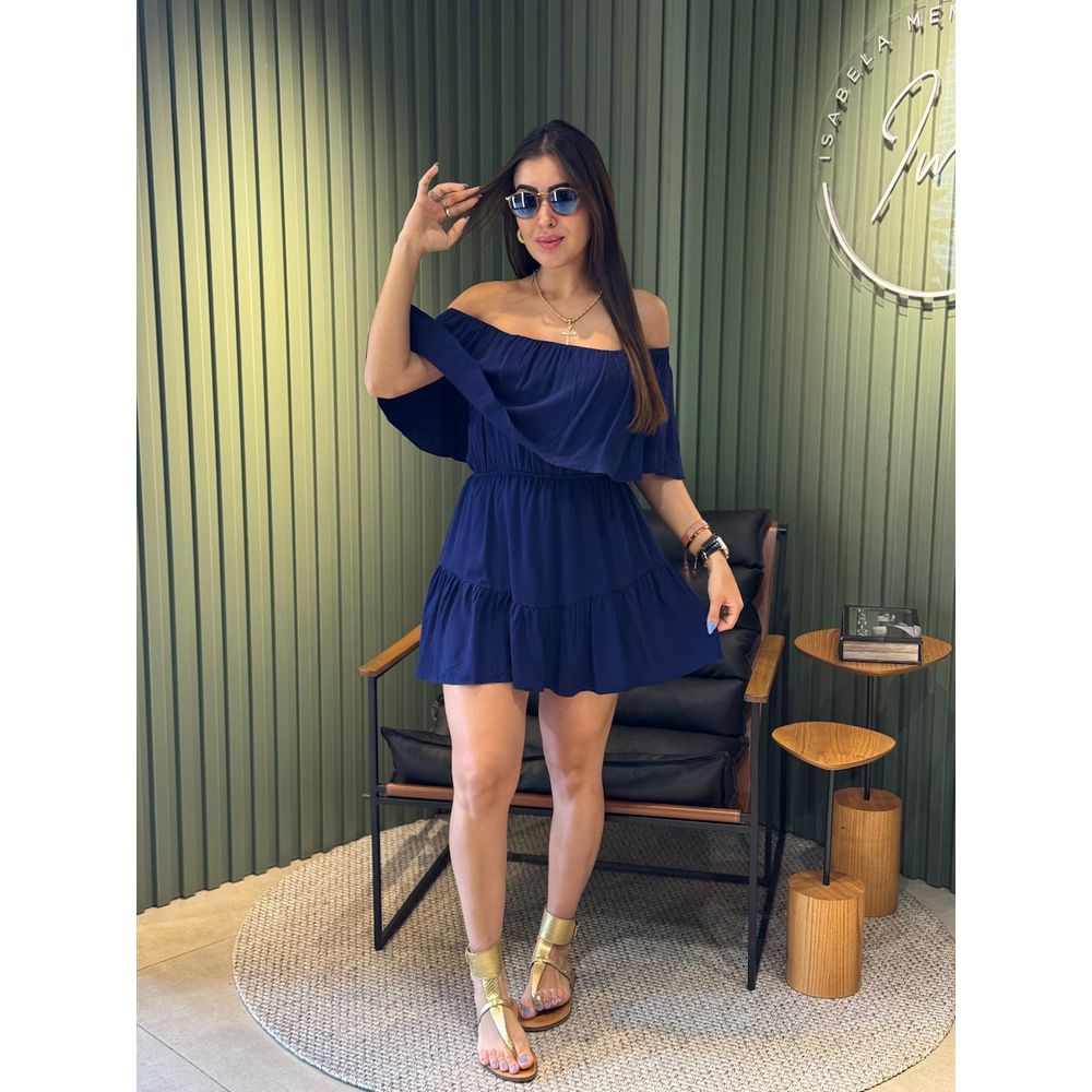 VESTIDO PIETRA AZUL MARINHO