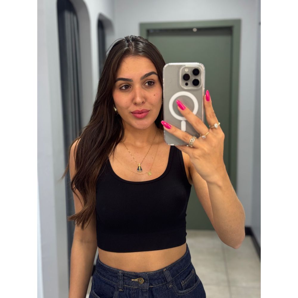 CROPPED EVA PRETO