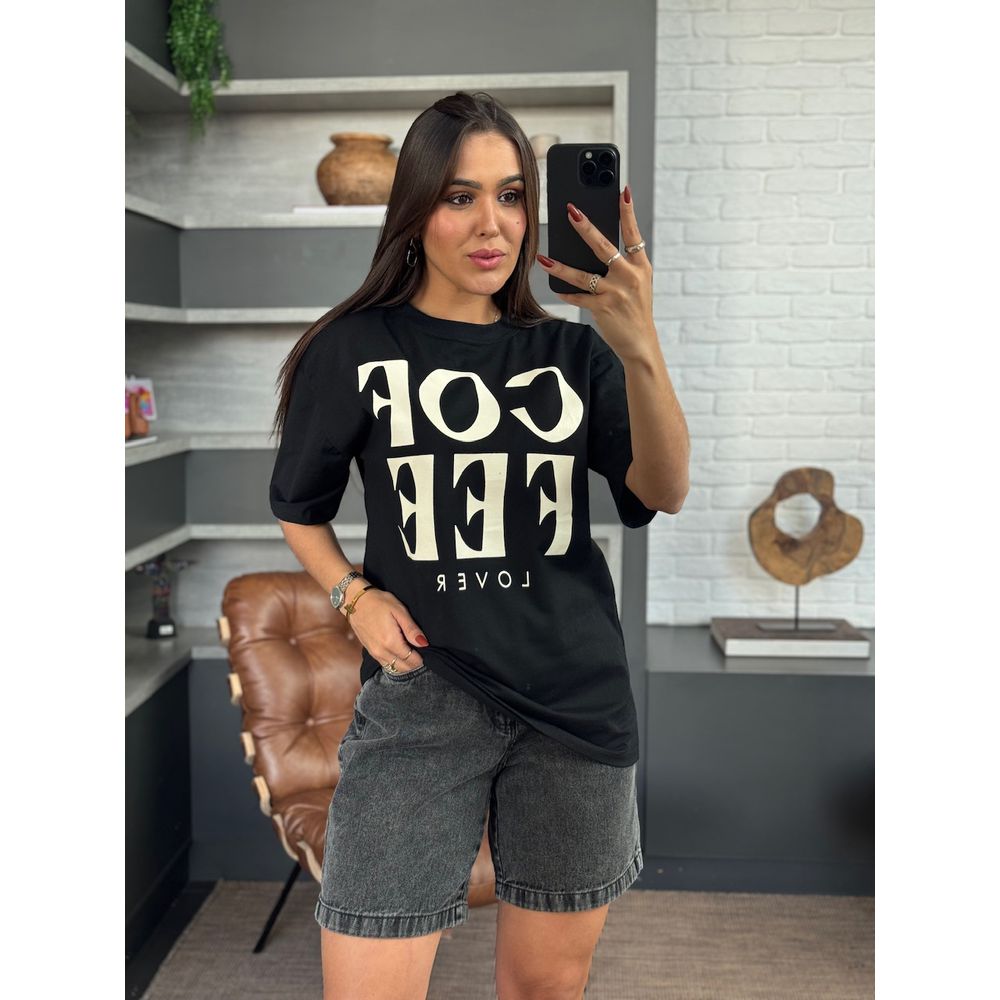 MAX T-SHIRT COFFEE PRETO