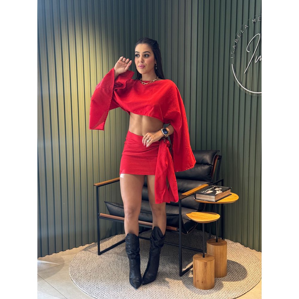 CONJUNTO LORENA VERMELHO