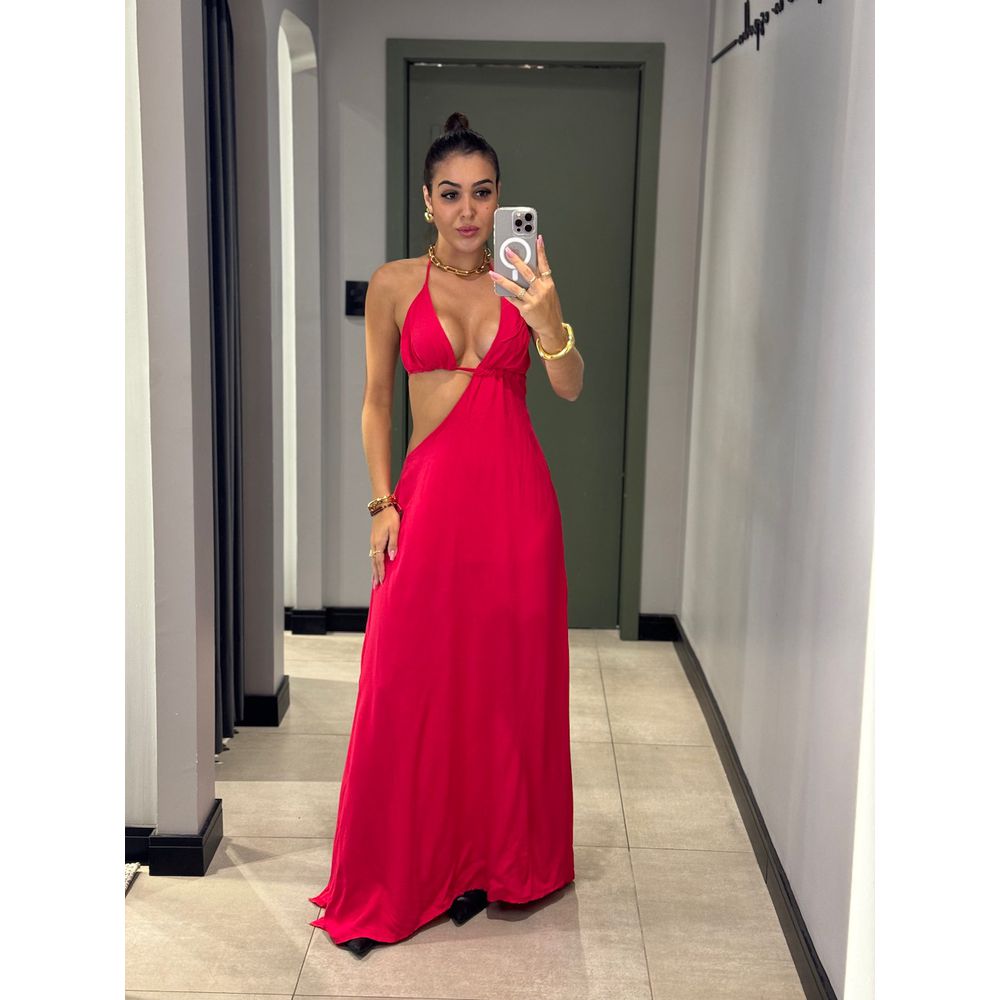 VESTIDO LARI VERMELHO