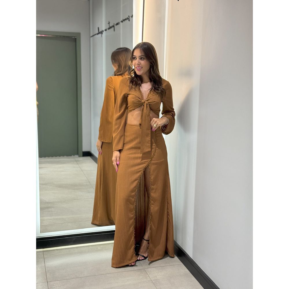 CONJUNTO IOLANDA CARAMELO