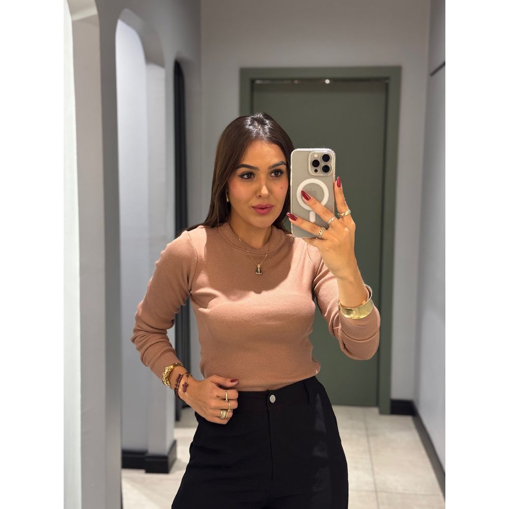 BLUSA ANTONELA TERRA COTA