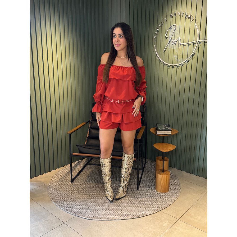 CONJUNTO HANNA BOHO TERRA COTA