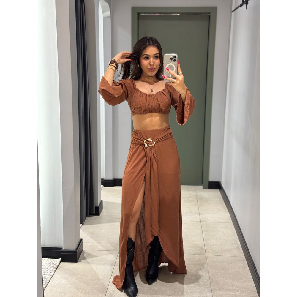 CONJUNTO ISABELA BOHO TERRA COTA