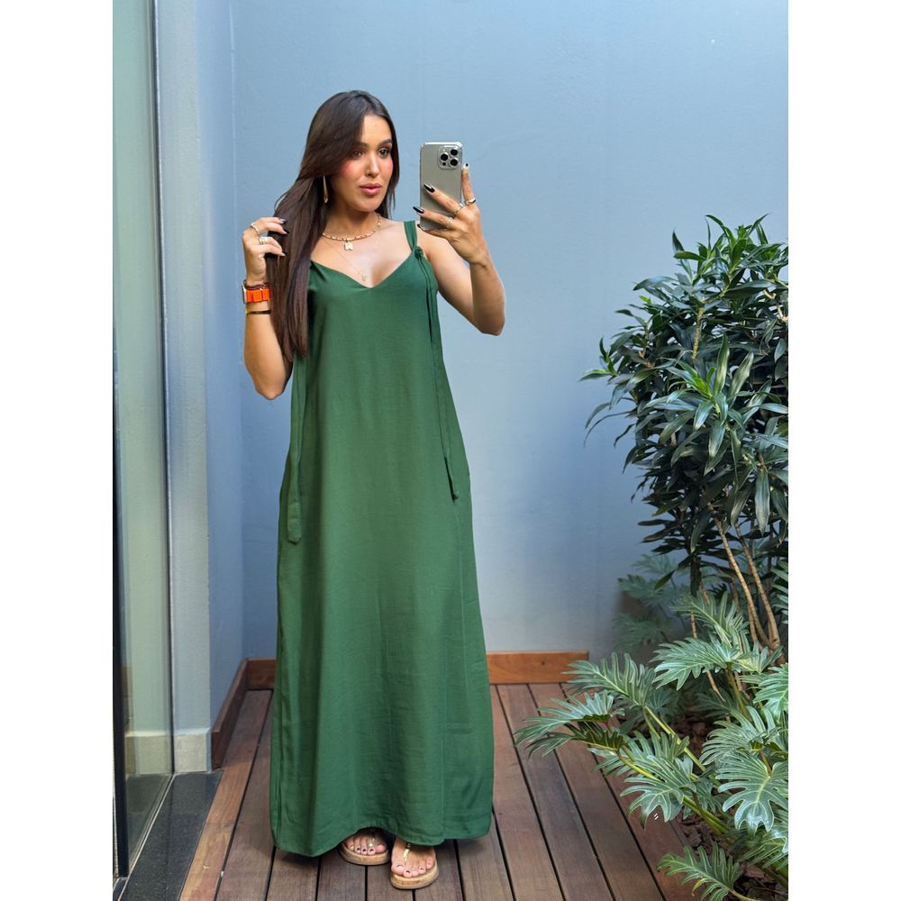 VESTIDO MANUELA ALFAIATARIA VERDE 