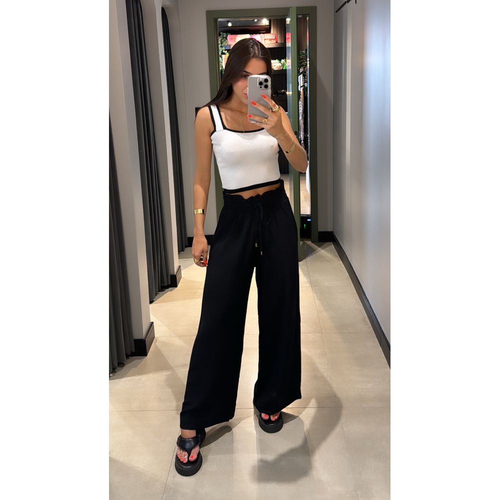 CALÇA PANTALONA MIA PRETO