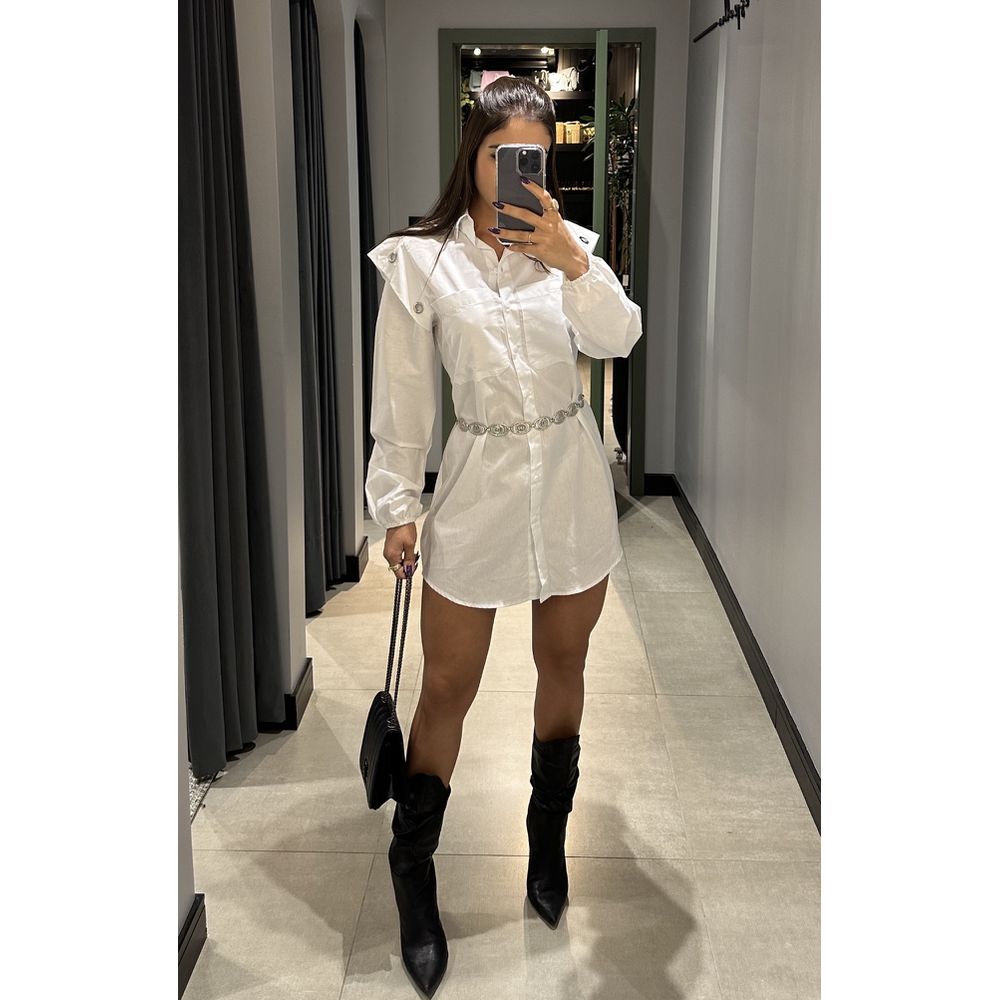 MAXI CAMISA ILHOS BRANCO