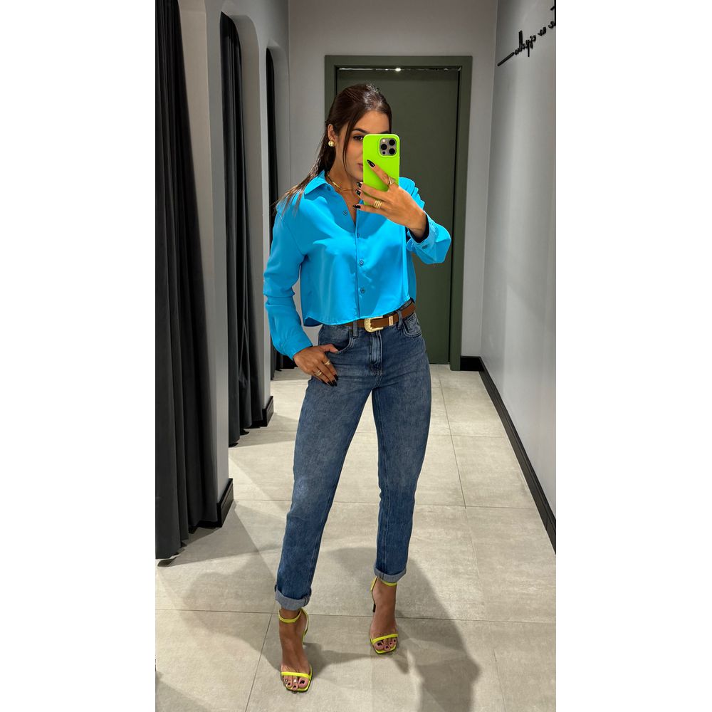 CALÇA MOM JEANS 