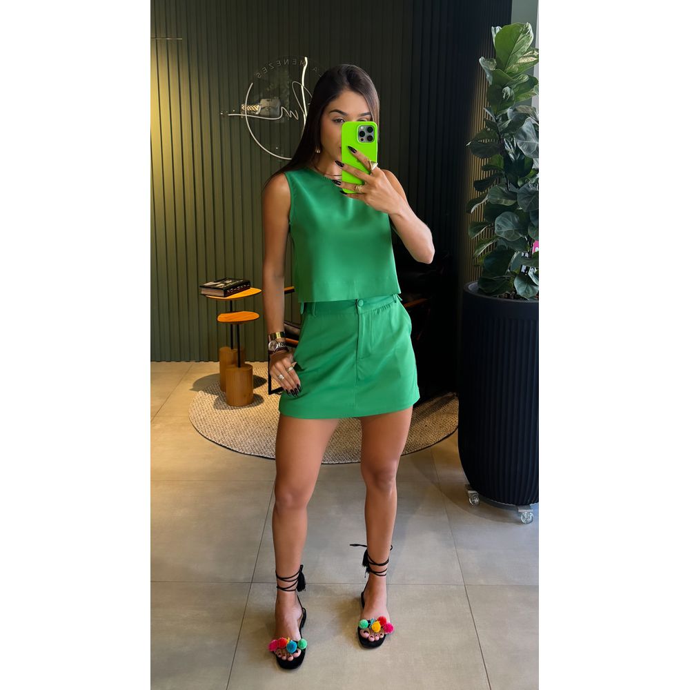 CONJUNTO ALFAIATARIA REGATA VERDE 