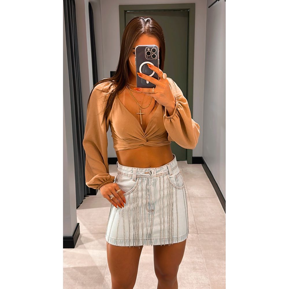 CROPPED ÍRIS NUDE
