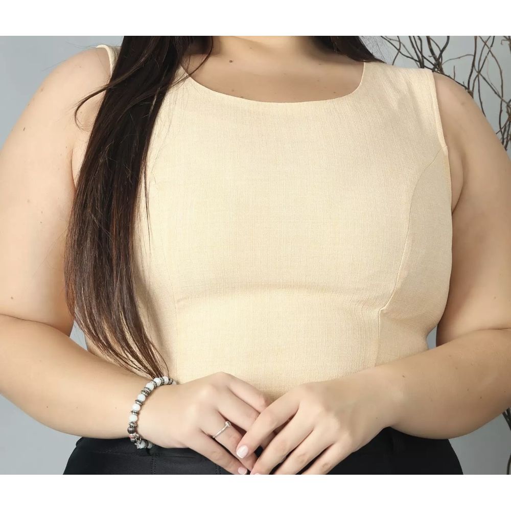 BLUSA LISA NUDE