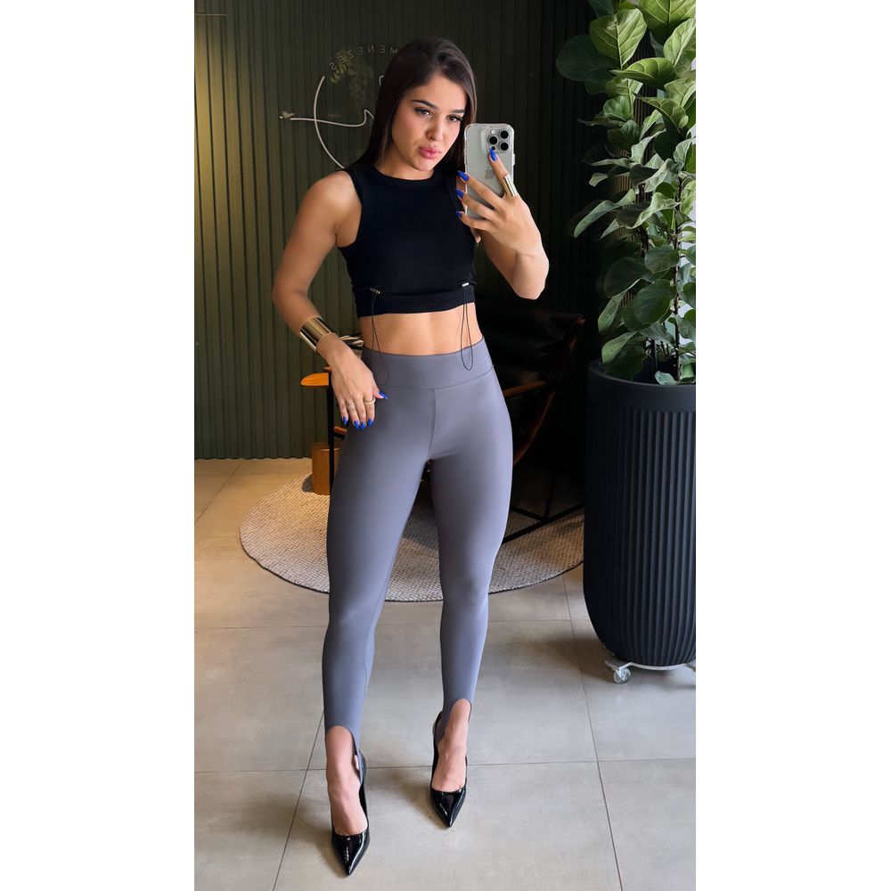 LEGGING FUSO CINZA