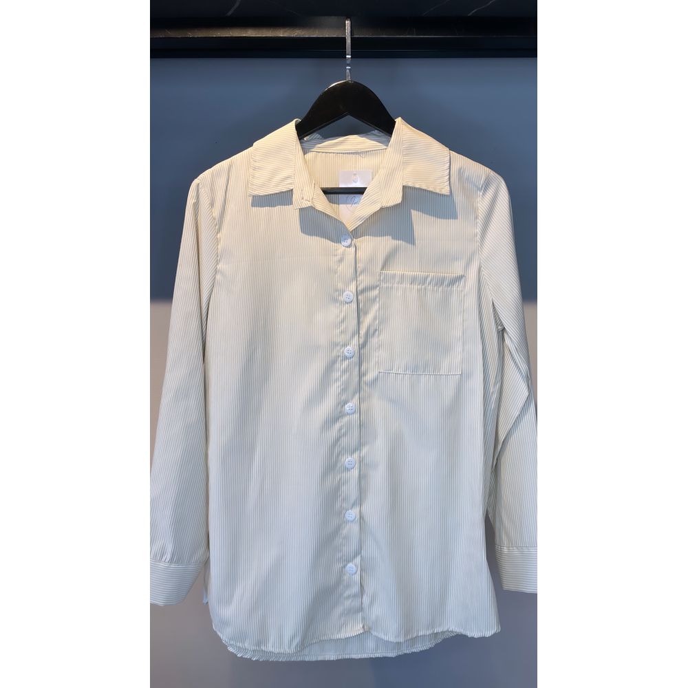CAMISA LISTRADA LAÍS VERDE LIMA