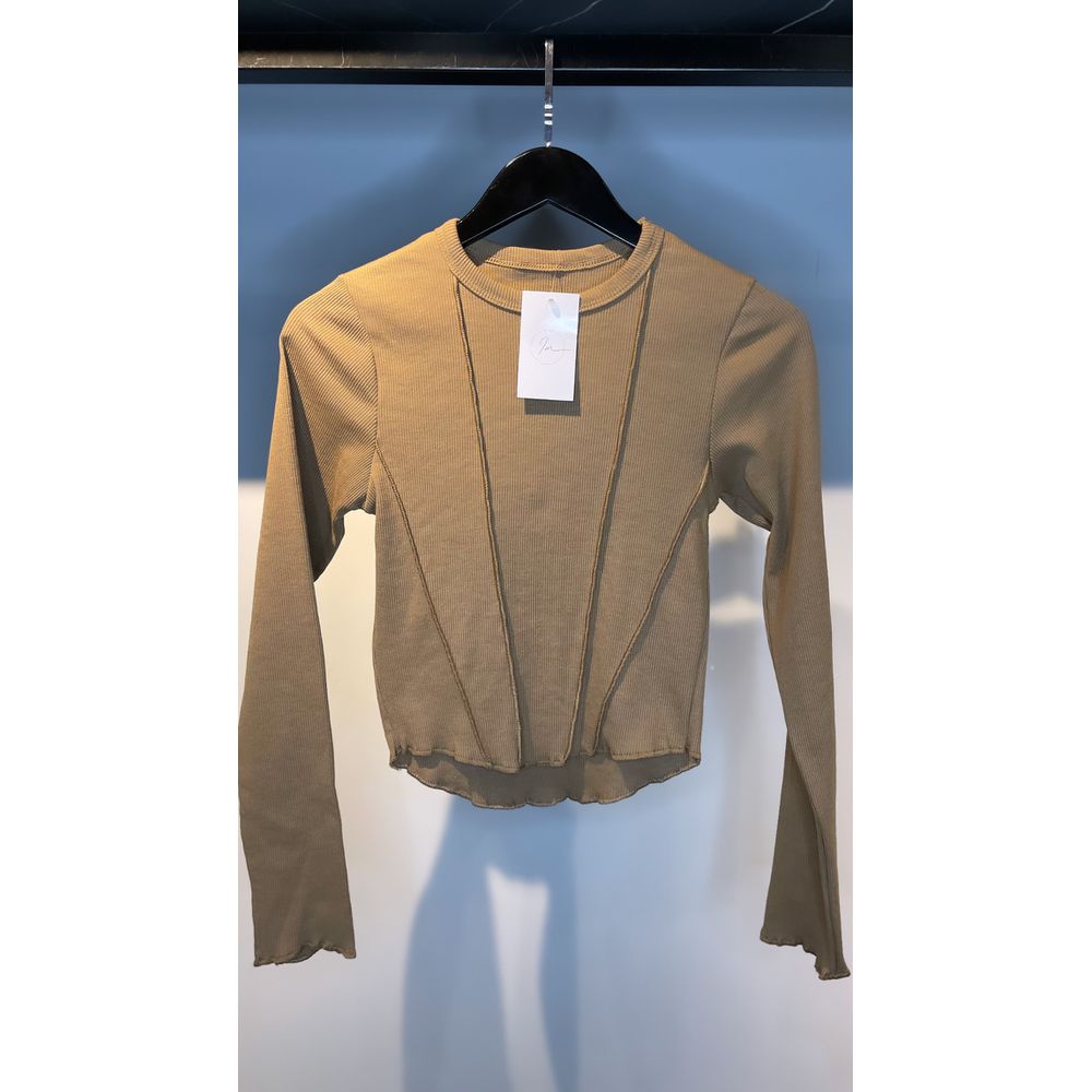 BLUSA FRISÔ TERRA COTA