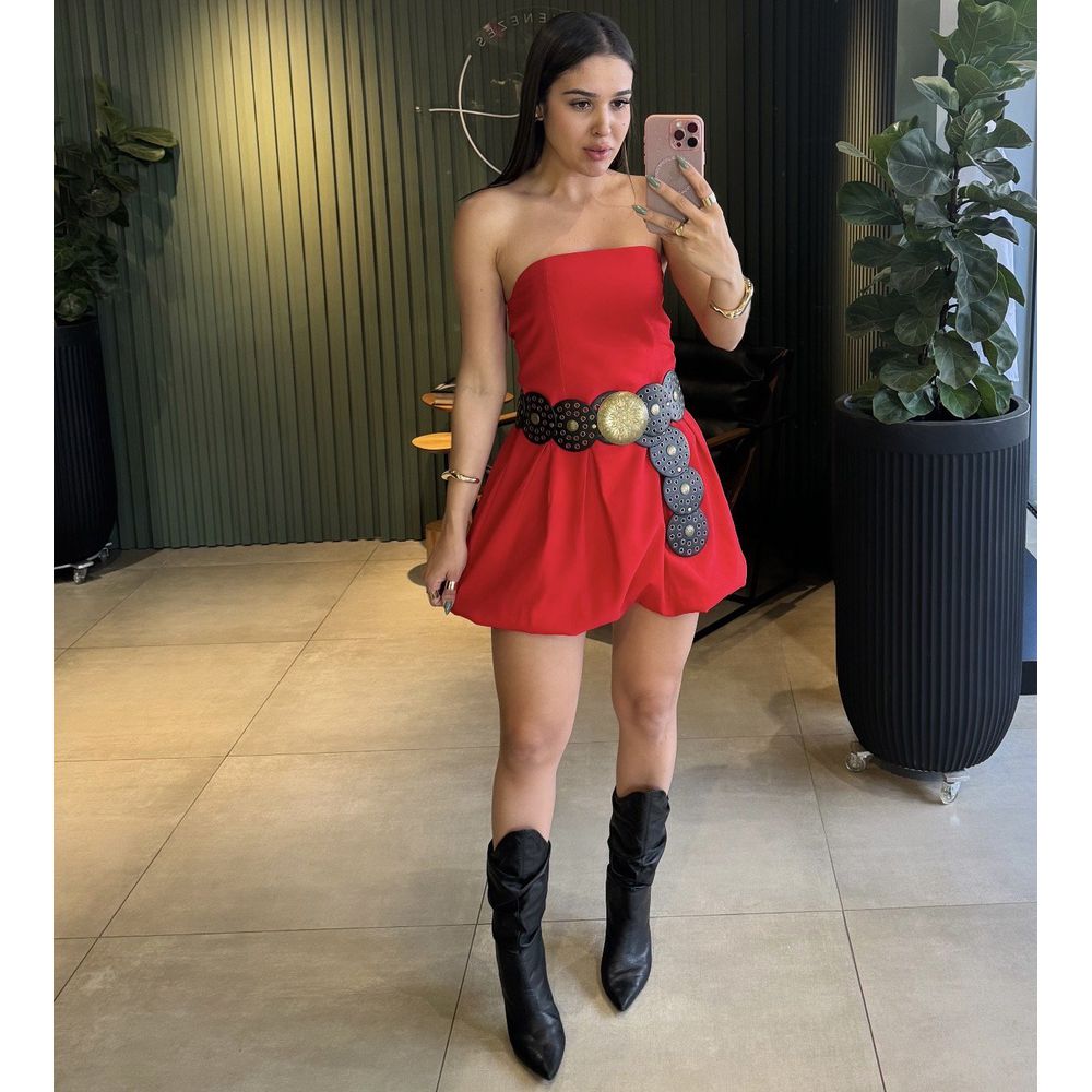 VESTIDO BALONÊ VERMELHO