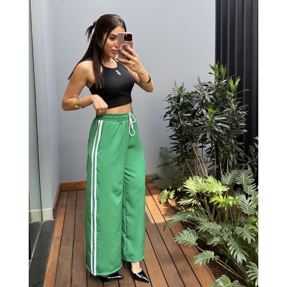 CALÇA TRACK PANTS VERDE 